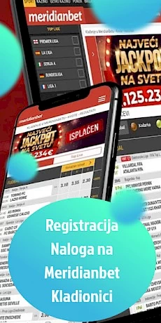 registracija naloga na meridianbet kladionici